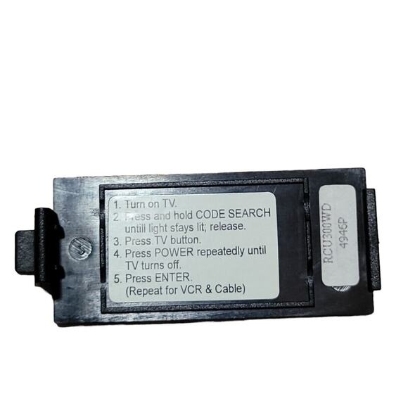 RCA Systemlink 4 Universal Remote Control – Model RCU300 (RCU300WD)Tested, Black - Picture 5 of 5